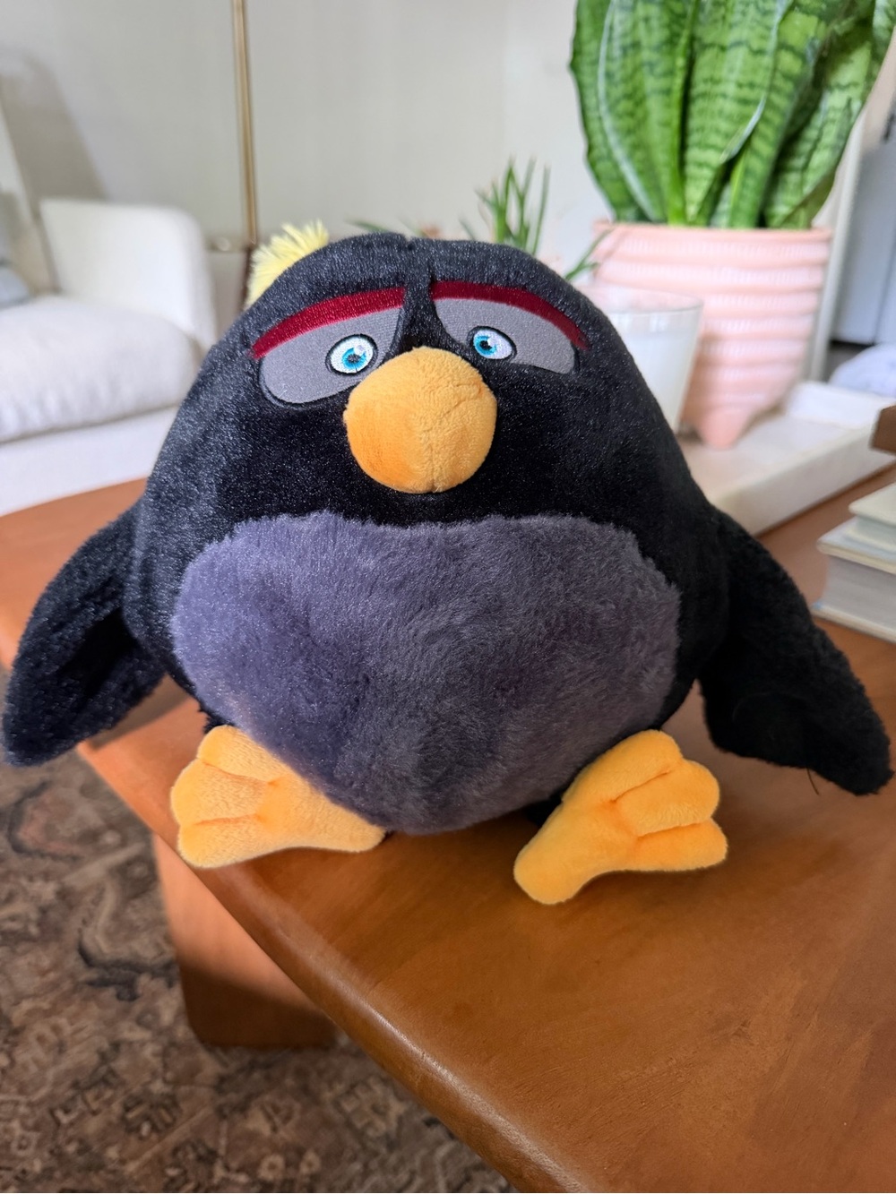 Angry Birds Plush Black Bomb Bird with Feet 2016